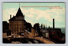 Hamilton Canada, Mountain View Hotel, Incline Railway Station, Vintage Postcard picture