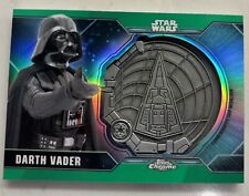 Darth Vader topps chrome Card with Ship Medallion picture