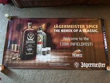 Jagermeister Spice Vinyl Banner Promotional Banner For Baltimore Preakness 69x35 picture