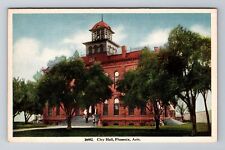 Phoenix AZ-Arizona, City Hall, Antique, Vintage Souvenir Postcard picture