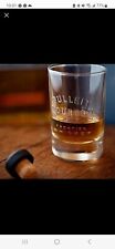 2 New Bulleit Frontier Whiskey Embossed Glasses 5 oz oval shape picture