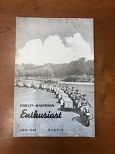 1938 Harley-Davidson Enthusiast Magazine 6 Issue Lot Original Vintage Motorcycle picture