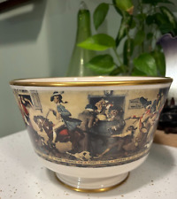 Norman Rockwell Gorham Fine China USA Bowl 1976 Limited Edition 