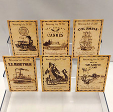 Disneyland 2017 Returning Souvenir Cards/Prints & Pirates Lair Map Complete Set picture