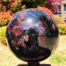 15.66LB Natural Beautiful Fireworks ball Quartz Crystal Sphere Healing 1032 picture