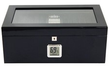The “RAVEN” 120 Ct All Black Cigar Humidor picture