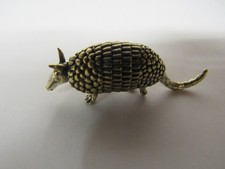 Small Miniature Brass Armadillo Figure New  picture