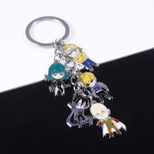 Brand New One Punch Man Saitama & Characters Keychain picture