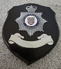 British Transport Police Wall Plaque Made In England- NIB. picture