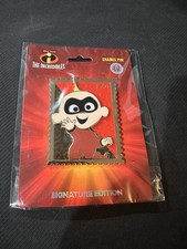 Pink A La Mode - Royal Stamp Jack Jack Wave 4 Disney Jumbo Pin Collectible New picture