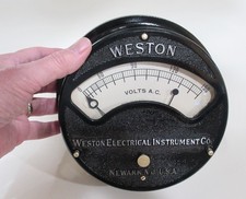 Vintage WESTON Model 156  A.C. VOLTMETER (150 volts) picture