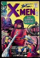 X-Men #16 1966 Marvel Comics 4.5 VG+ Jack Kirby Sentinels Cover picture