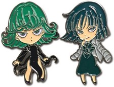 *NEW* One-Punch Man: Tornado Tatsumaki & Blizzard Fubuki Rider Pins picture