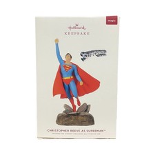 2019 Hallmark Christopher Reeve As Superman Ornament - DC Comics - -- 824-283 picture