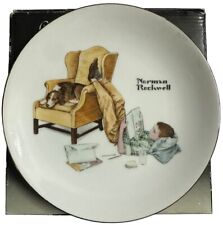 Vintage Norman Rockwell “The Student” Limited Edition Collectors Plate. Japan. picture