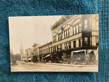 RPPC Main Street Looking East Ionia Michigan Posted 1912 Grand Rapids Pesha picture