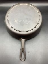 Excellent HTF 1940’s Lodge #7 Cast Iron 3 Notch Skillet W/ Heat Ring-Restored picture