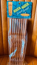 NEW SEALED SHAG SWIZZLE COCKTAIL STIR STICKS SET OF 8 MAKA TIKI PUFFERFISH RARE picture