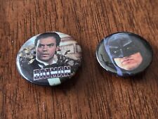 1989 Batman DC Comic Book Hero Gotham City Superhero Vintage Button Pin Pinback picture