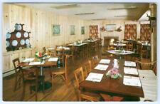 1950-70's REHOBOTH BEACH DELAWARE DINNER BELL INN RESTAURANT INTERIOR POSTCARD picture