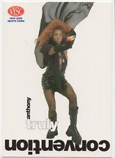 New York Sports Clubs Anthony Truly Drag Queen Ad. LGBTQIA 1990s Postcard picture