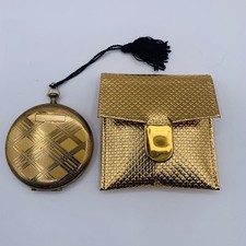 Vintage ZELL FIFTH AVENUE Pocket Watch-style Ladies Powder Compact picture