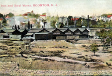 Boonton NJ Iron Steel Works Postcard Vintage picture