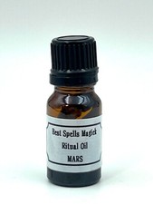 MARS Planetary Pure Herbal & Crystals Oil & SEAL Handmade by Best Spells Magick picture