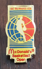 1987 INAUGURAL MCDONALDS OPEN CHAMPIONSHIP MILWAUKEE NBA LAPEL PIN  picture