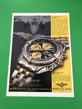 BREITLING CHRONOMAT F-15 EAGLE WATCH ORIGINAL PRINTED AD ADVERTISEMENT PRINT picture