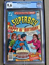 New Adventures of Superboy #1 CGC 9.6 🔑 White Pages 🔥 DC Comics 01/1980 picture
