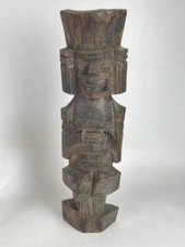 Mayan Aztec Totem Pole Figurine 14