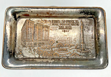 Hotel Silverplate Shreve & Co St Francis San Francisco New Year's 1911 Tip Tray picture