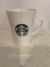 Vtg Starbucks Coffee/Latte Mug 16oz Black Siren Mermaid Logo 2016 RARE See Photo picture