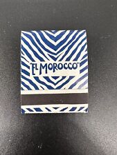 Vintage Matchbook, El Morocco 307 E. 54th Street, New York picture