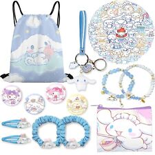 Cinnamoroll  Set for Girl,Drawstring Bag,Keychain,Stickers,Coin Bag,Bracelet New picture