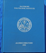 BALTIMORE POLYTECHNIC INSTITUTE 1992 ALUMNI DIRECTORY Hardback picture