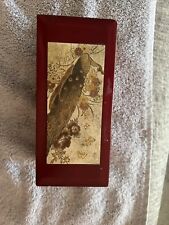 VTG Red Sankyo Peacock Jewelry Box Music, Westland, Plays Edel Weiss picture