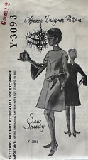Spadea Designer Pattern Front Yoke Y 3093 1960's Size 12 VTG Uncut FF Mail Order picture