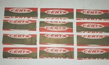 VINTAGE 1970'S CERTS FLAVORFUL BREATH CHEWING GUM STICK PAPER WRAPPER LOT/10 picture