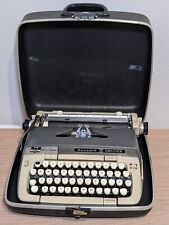 Smith Corona Galaxie Deluxe Manual Typewriter With Case It Works Vintage 1966 picture