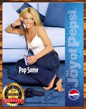 Britney Spears - Pepsi -The Joy Of Pepsi - Metal Sign 11 x 14 picture