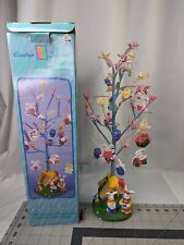 Easter Jubilee Tree with 12 Wood Ornaments Porcelain Base KMart picture