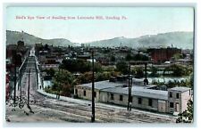 1913 Bird's Eye View Reading Leinbach Hill Pennsylvania PA Antique Postcard picture