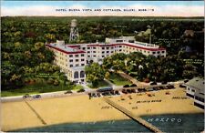 Postcard Hotel Buena Vista Cottages Biloxi Mississippi Gulf Beach Water Tower picture