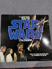 Vtg 1978 Star Wars Calendar Official by Ballantine Unmarked Copyright 1977 READ picture