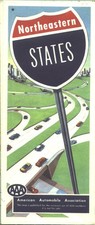 1959-60 AAA Northeastern States Vintage Road Map  picture