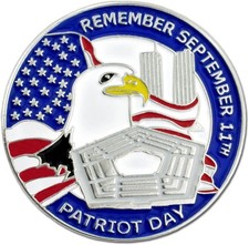 9/11 September 11 Patriotic Twin Towers Lapel Pin 9/11 Memorabilia picture