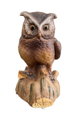 Vintage 1979 Berman & Anderson Great Horned Owl Musical Music Box Ceramic Japan picture