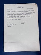 Fort Bliss Special Orders Document 1949 US Army Colonel Card well picture